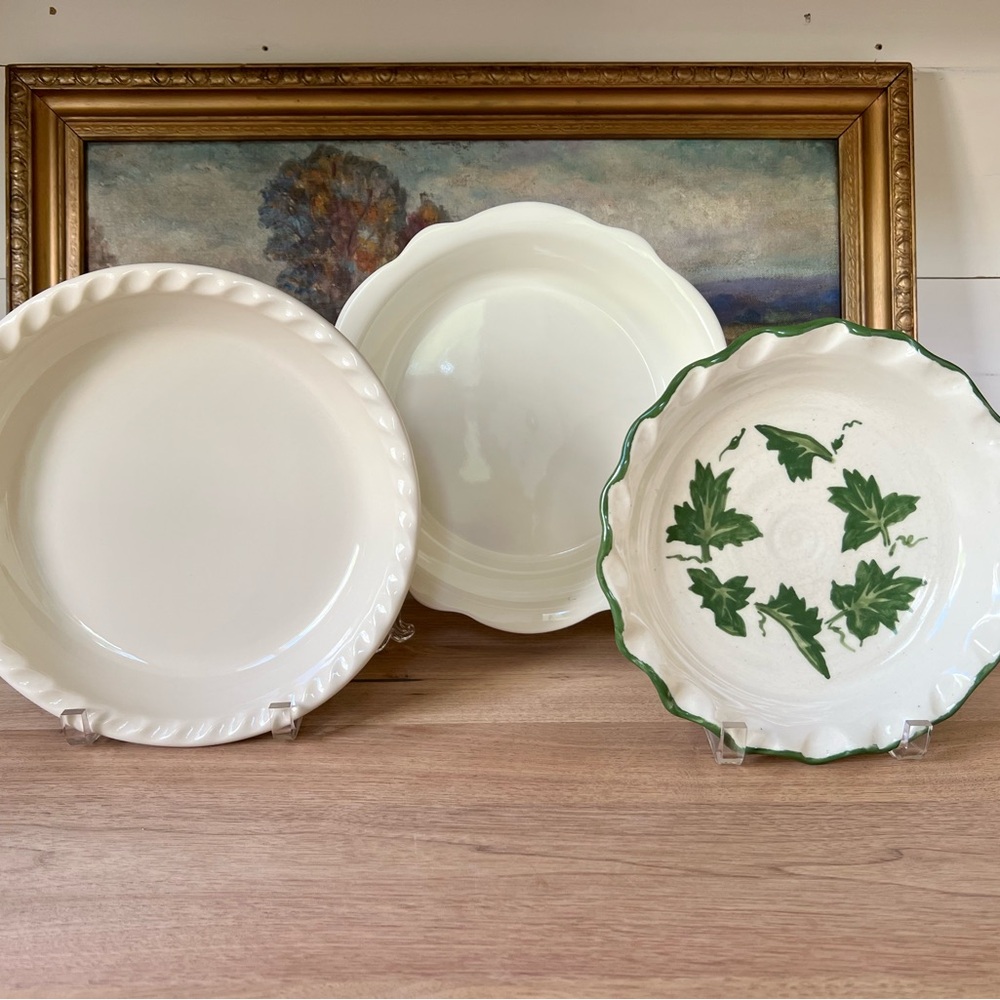 Stoneware Pie Plates